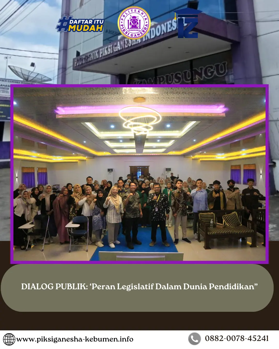 Dialog Publik: "Peran Legislatif Dalam Dunia Pendidikan"
